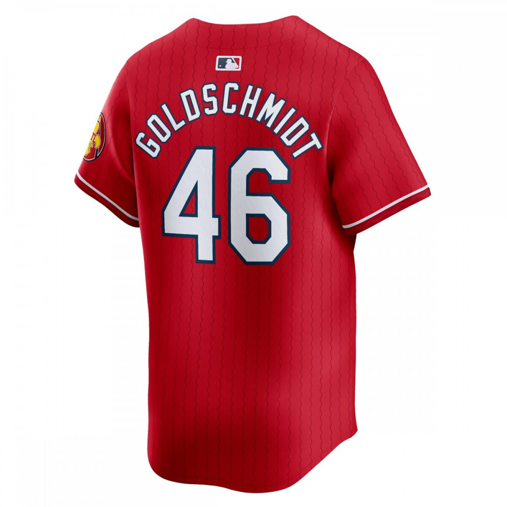 Paul Goldschmidt St. Louis Cardinals 2024 City Connect Limited Player Jersey Red - view 3