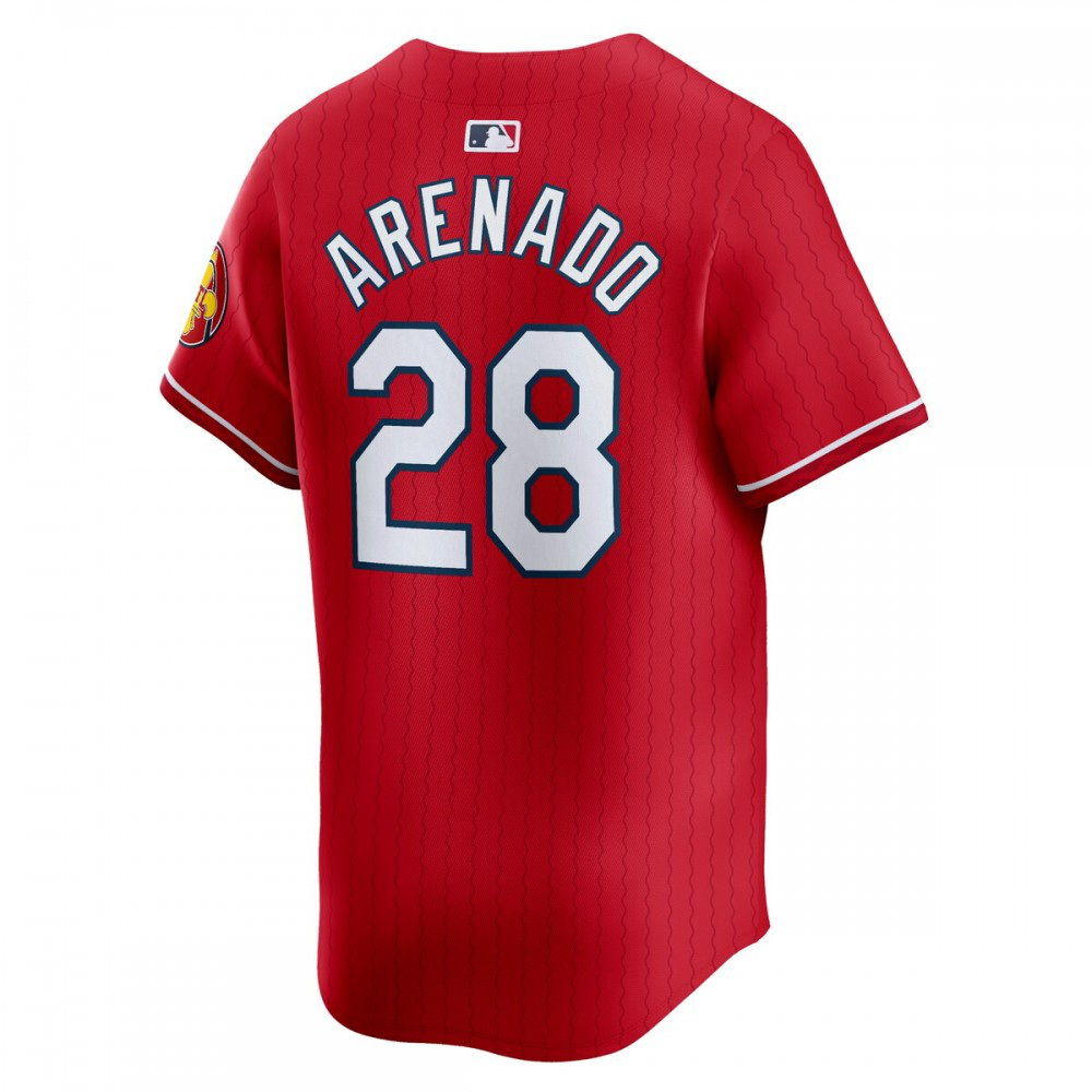 Nolan Arenado St. Louis Cardinals 2024 City Connect Limited Player Jersey Red - view 3