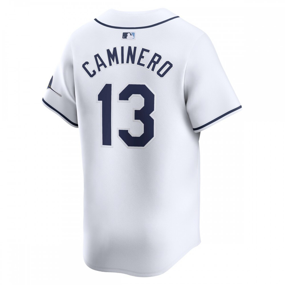 Junior Caminero Tampa Bay Rays Home Limited Player Jersey White - view 3