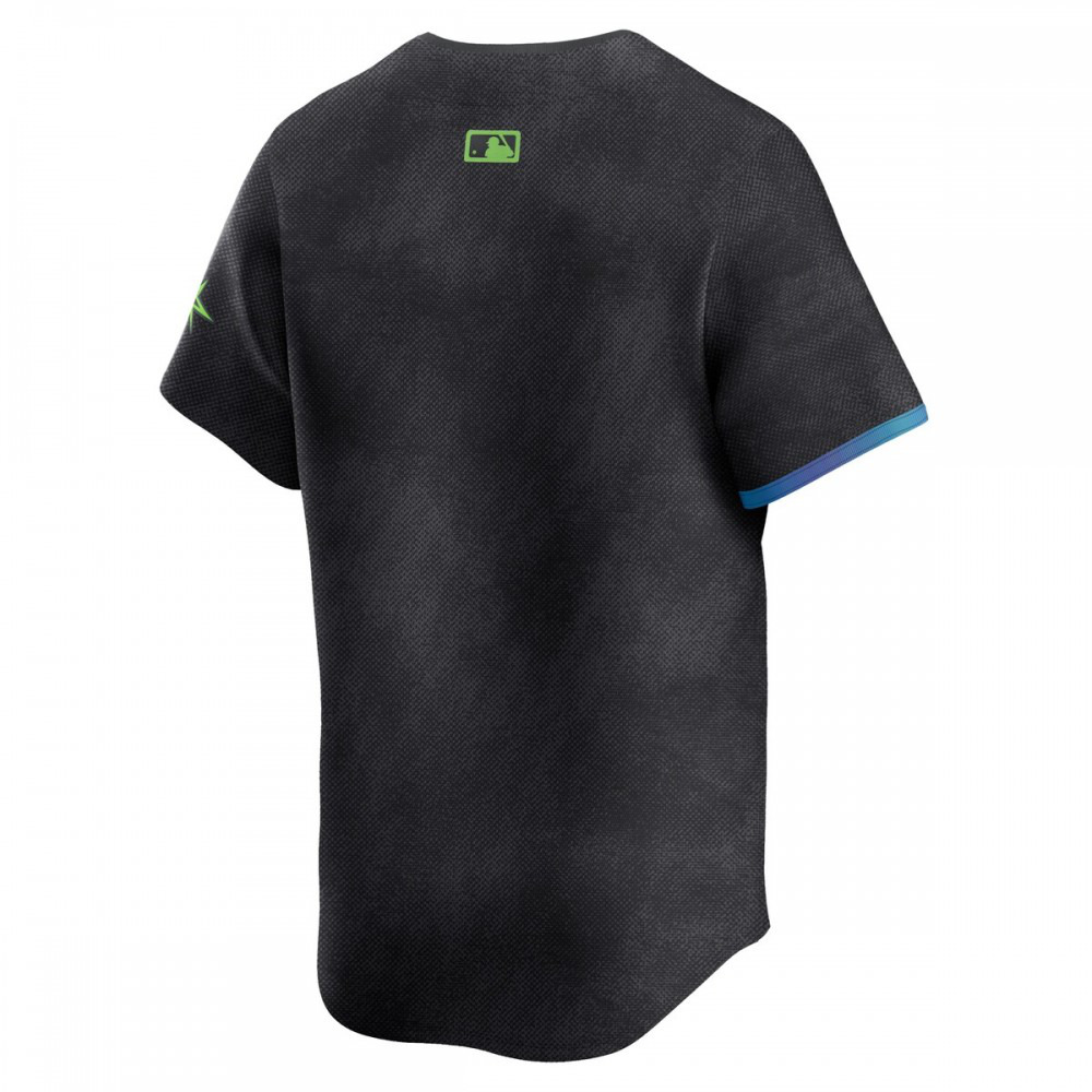 Tampa Bay Rays 2024 City Connect Limited Jersey Charcoal - view 3