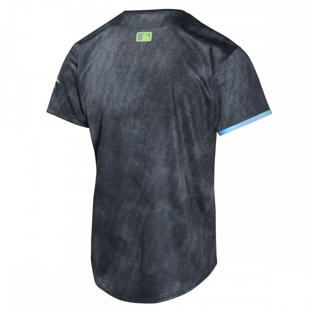 Tampa Bay Rays Youth 2024 City Connect Limited Jersey Black - view 3