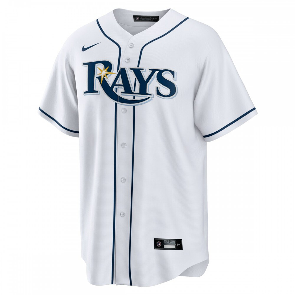 Kevin Kiermaier Tampa Bay Rays Home Replica Player Name Jersey White - view 2