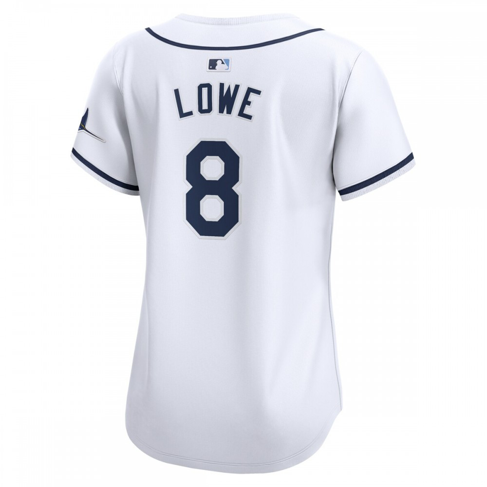 Brandon Lowe Tampa Bay Rays Women's Home Limited Player Jersey White - view 3