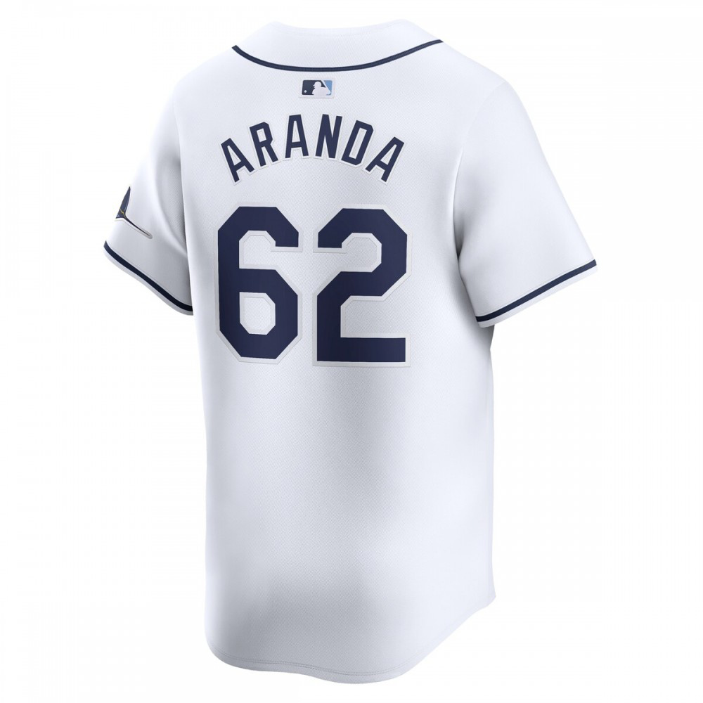 Jonathan Aranda Tampa Bay Rays Home Limited Player Jersey White - view 3