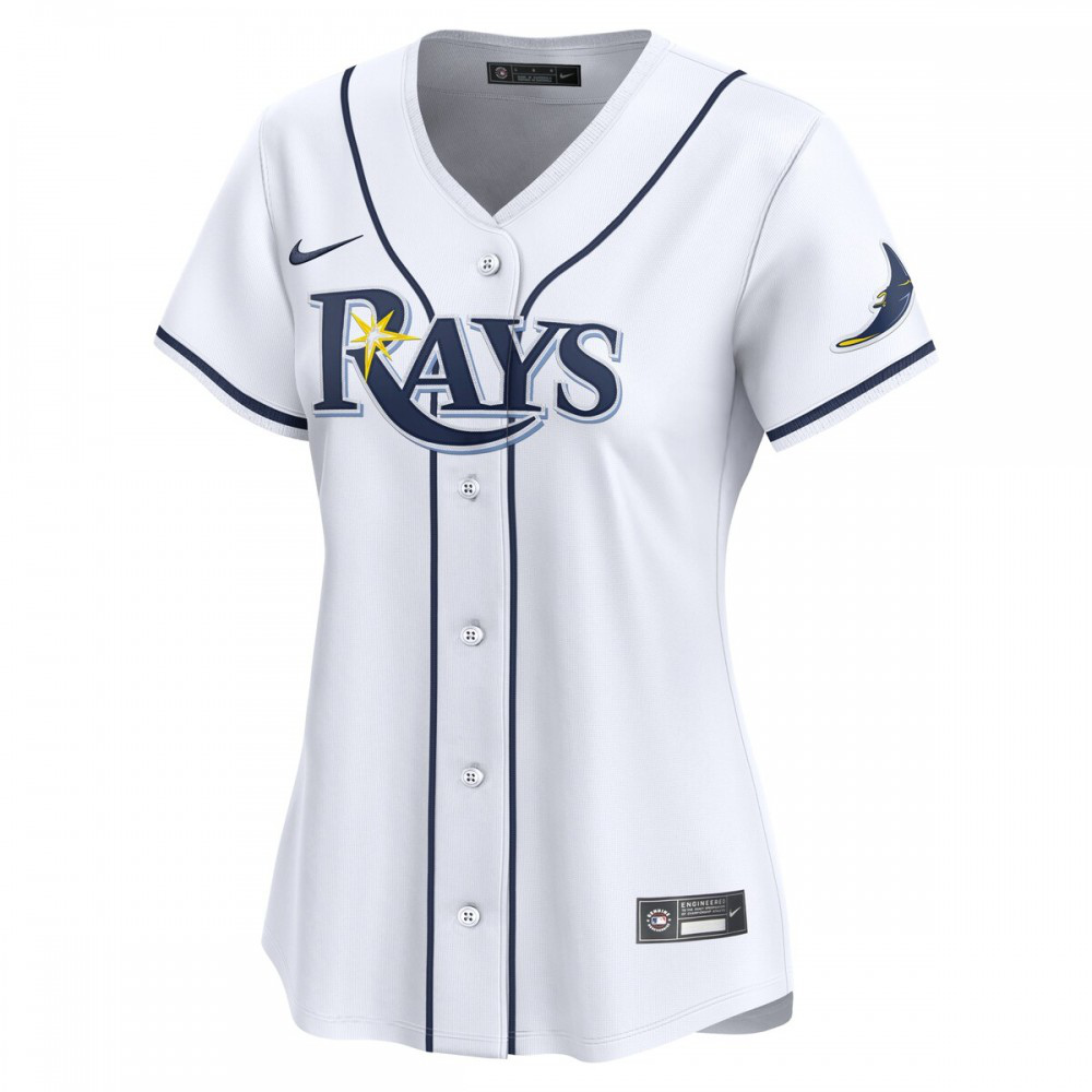 Tampa Bay Rays Women's #1 Mom Home Limited Jersey White - view 2