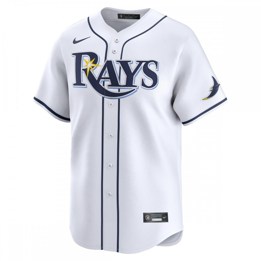 Jonny DeLuca Tampa Bay Rays Home Limited Player Jersey White - view 2