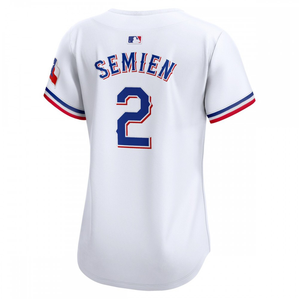 Marcus Semien Texas Rangers Women's Home Limited Player Jersey White - view 3