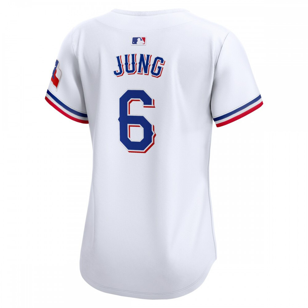 Josh Jung Texas Rangers Women's Home Limited Player Jersey White - view 3