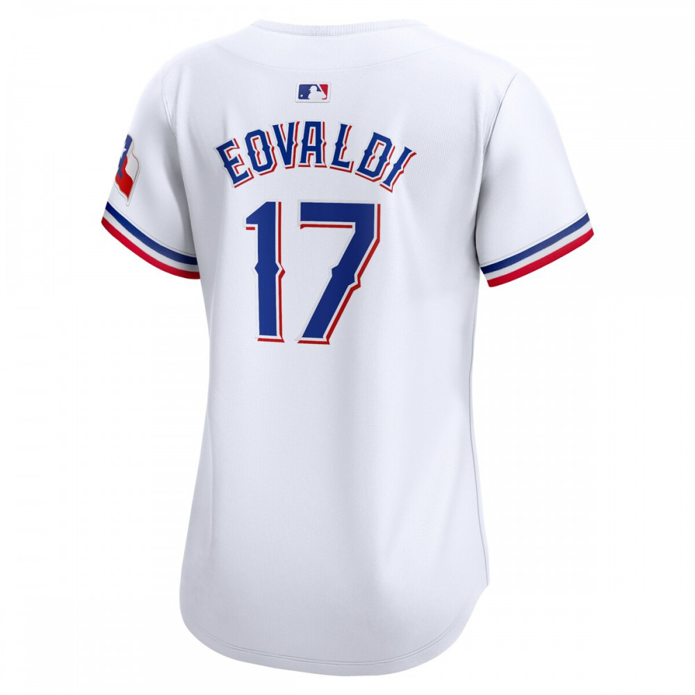 Nathan Eovaldi Texas Rangers Women's Home Limited Player Jersey White - view 3