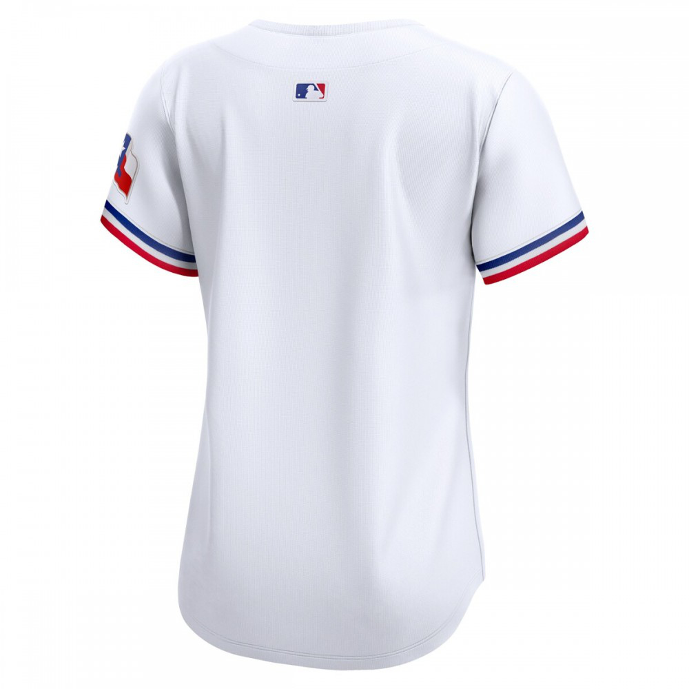 Texas Rangers Women's Home Limited Jersey White - view 3