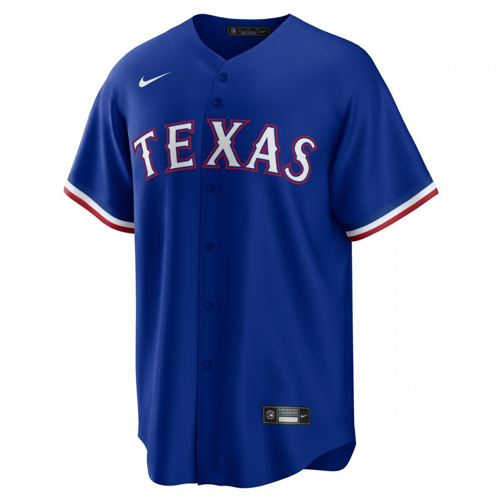Jacob deGrom Texas Rangers Away Replica Player Jersey Royal - view 2