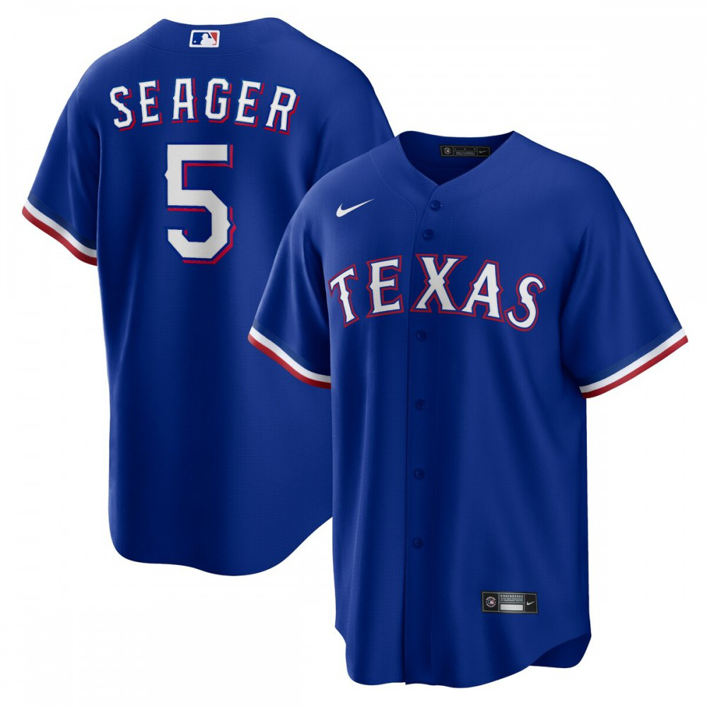 Corey Seager Texas Rangers Alternate Replica Player Jersey Royal