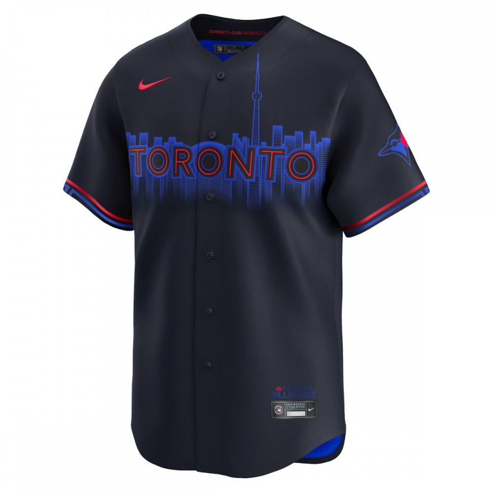 Toronto Blue Jays 2024 City Connect Limited Jersey Navy - view 2
