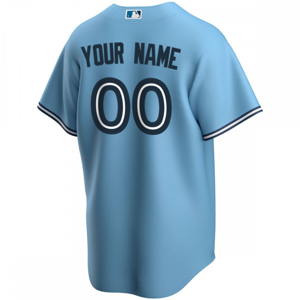 Toronto Blue Jays Alternate Replica Custom Jersey Light Blue - view 3