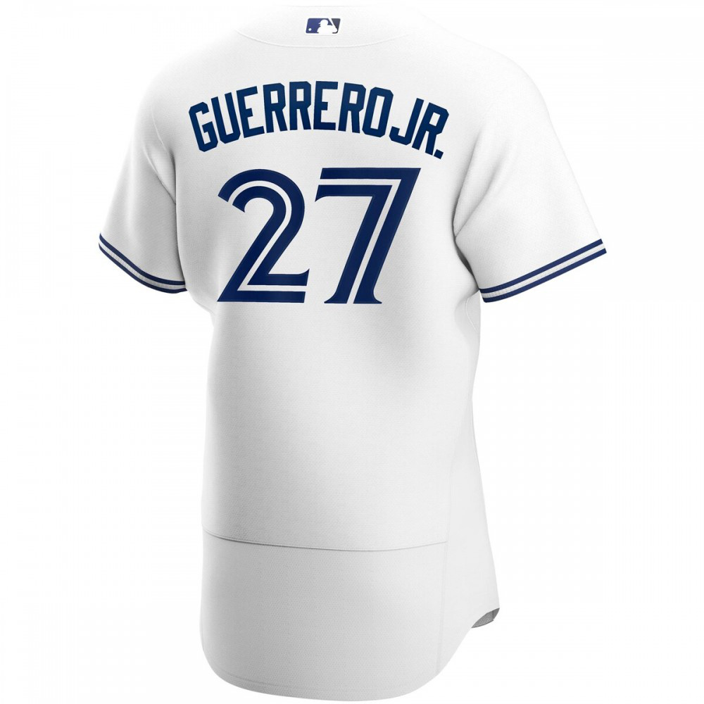 Vladimir Guerrero Jr. Toronto Blue Jays Home Athletic Fit Player Jersey White - view 3