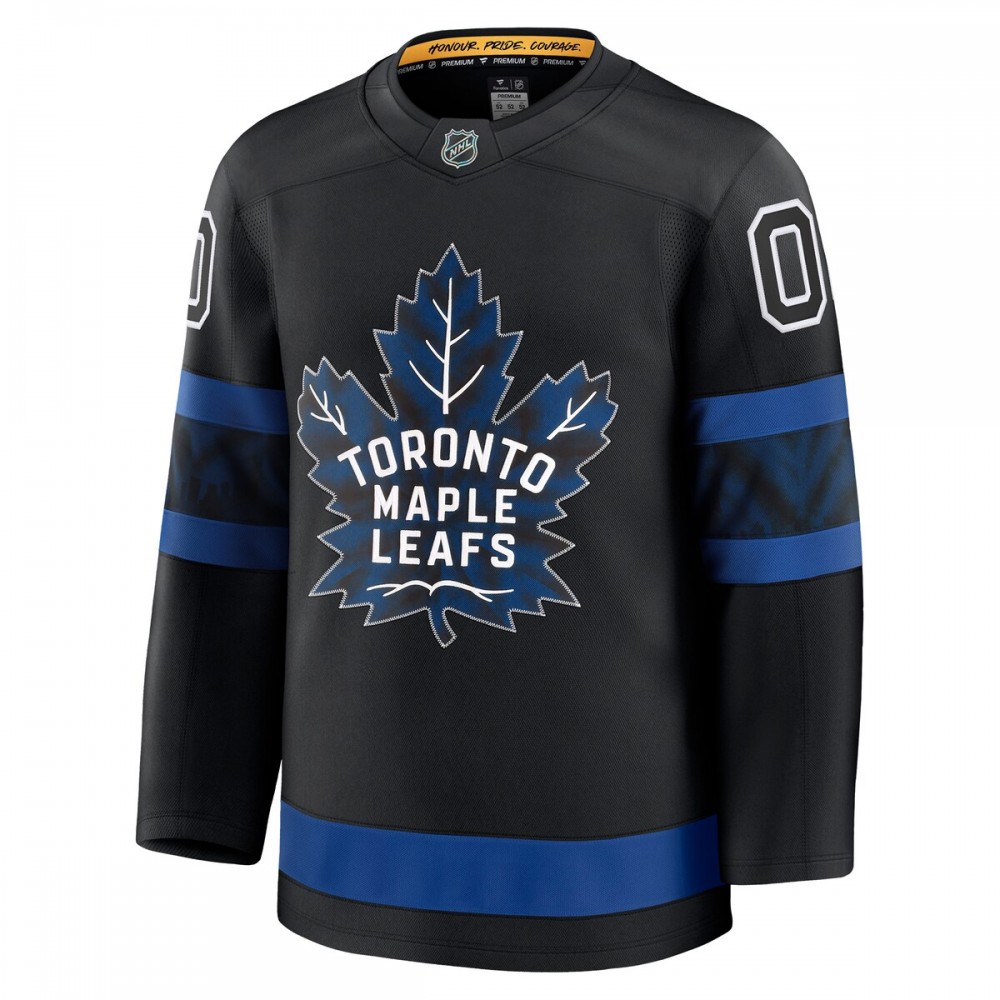 Toronto Maple Leafs x drew house Alternate Premium Custom Jersey Black - view 2