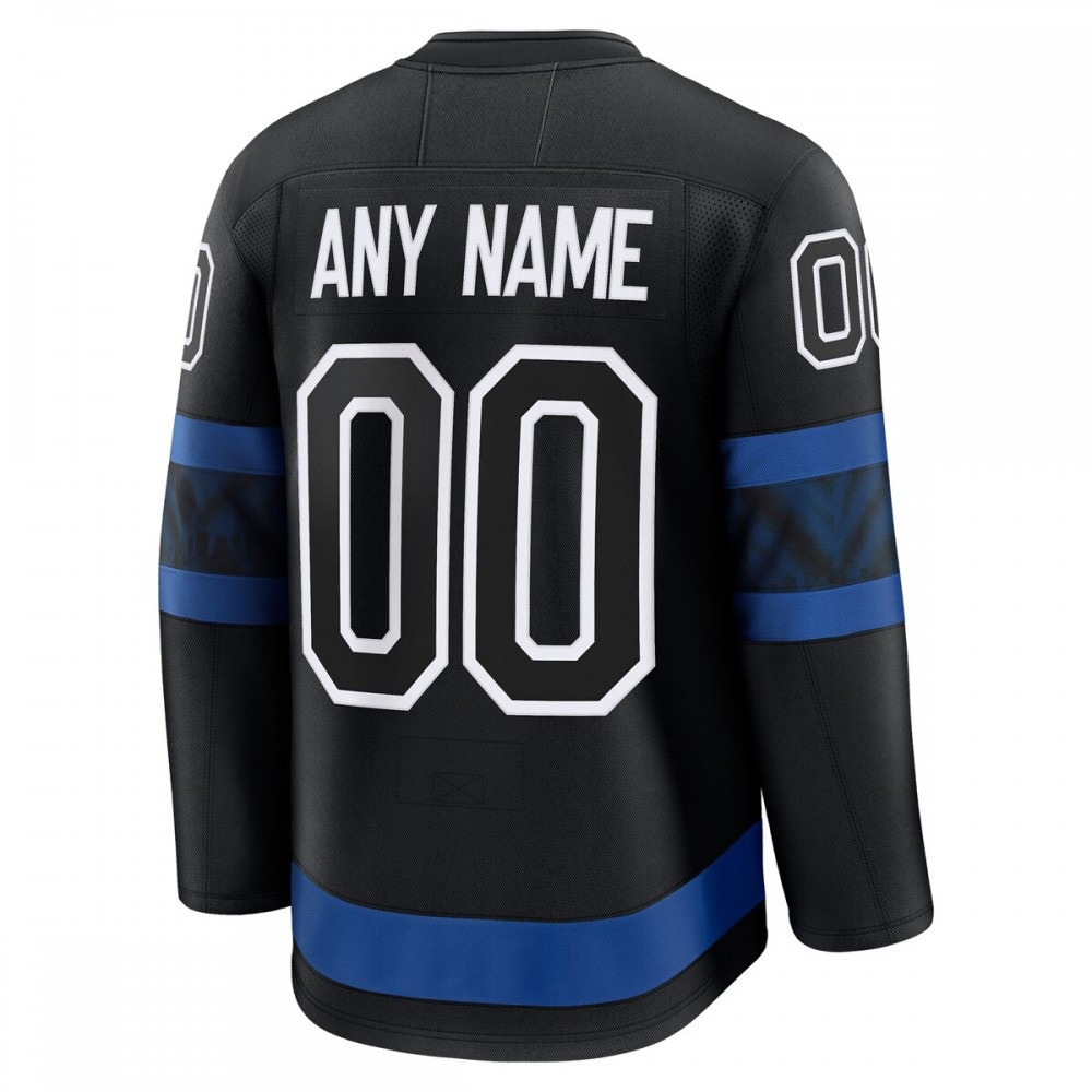 Toronto Maple Leafs x drew house Alternate Premium Custom Jersey Black - view 3