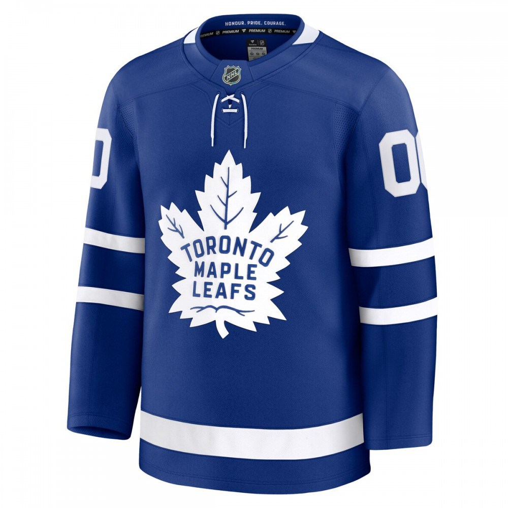 Toronto Maple Leafs Home Premium Custom Jersey Blue - view 2