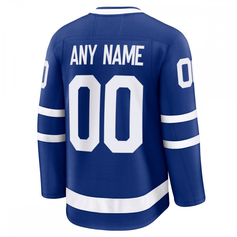 Toronto Maple Leafs Home Premium Custom Jersey Blue - view 3