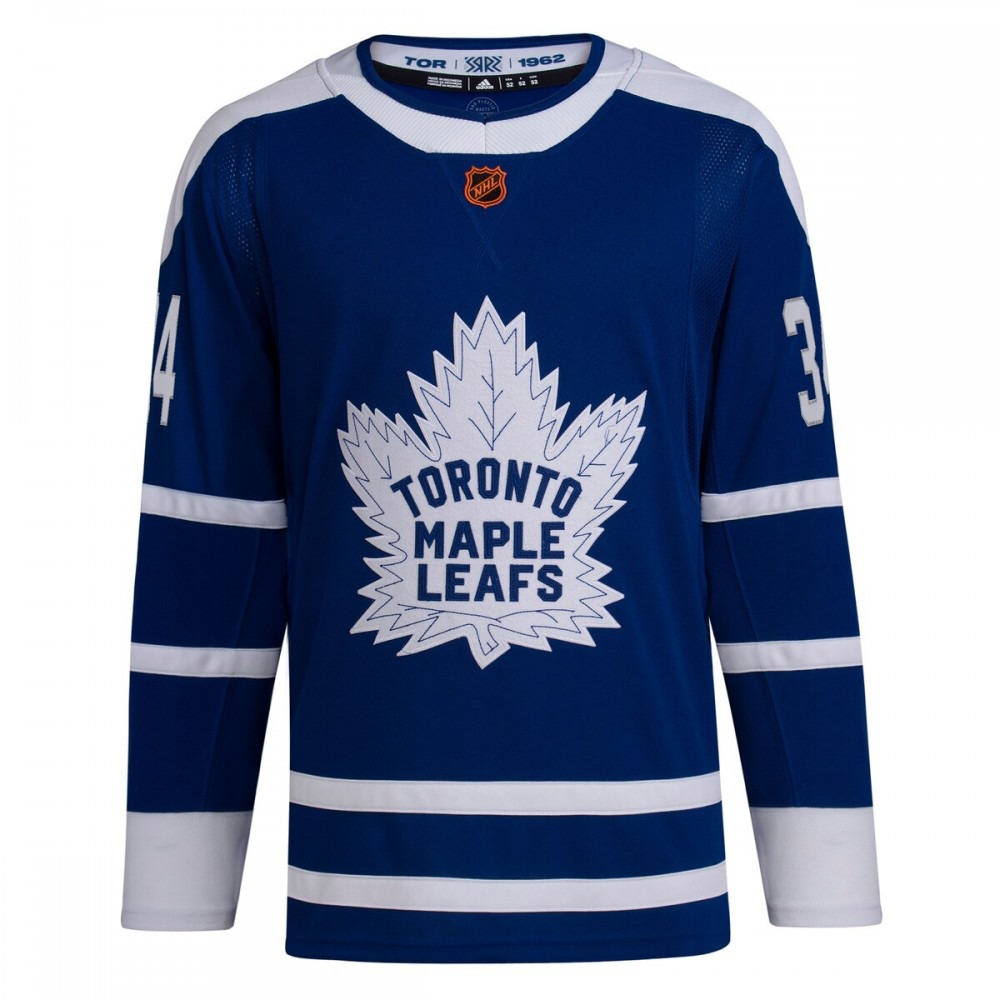 Auston Matthews Toronto Maple Leafs Reverse Retro 2.0 Athletic Fit Player Jersey Royal - view 2