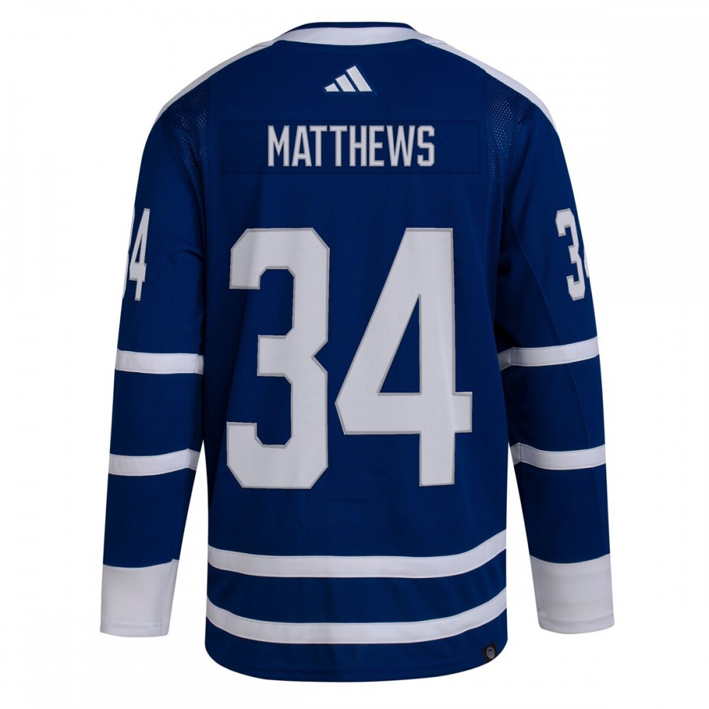 Auston Matthews Toronto Maple Leafs Reverse Retro 2.0 Athletic Fit Player Jersey Royal - view 3
