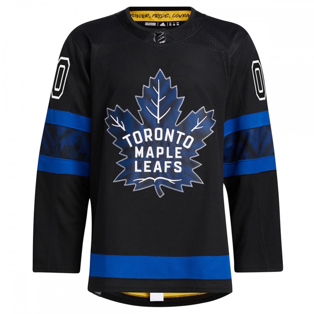 Athletic Fit Toronto Maple Leafs x drew house Alternate Custom Jersey Black - view 3