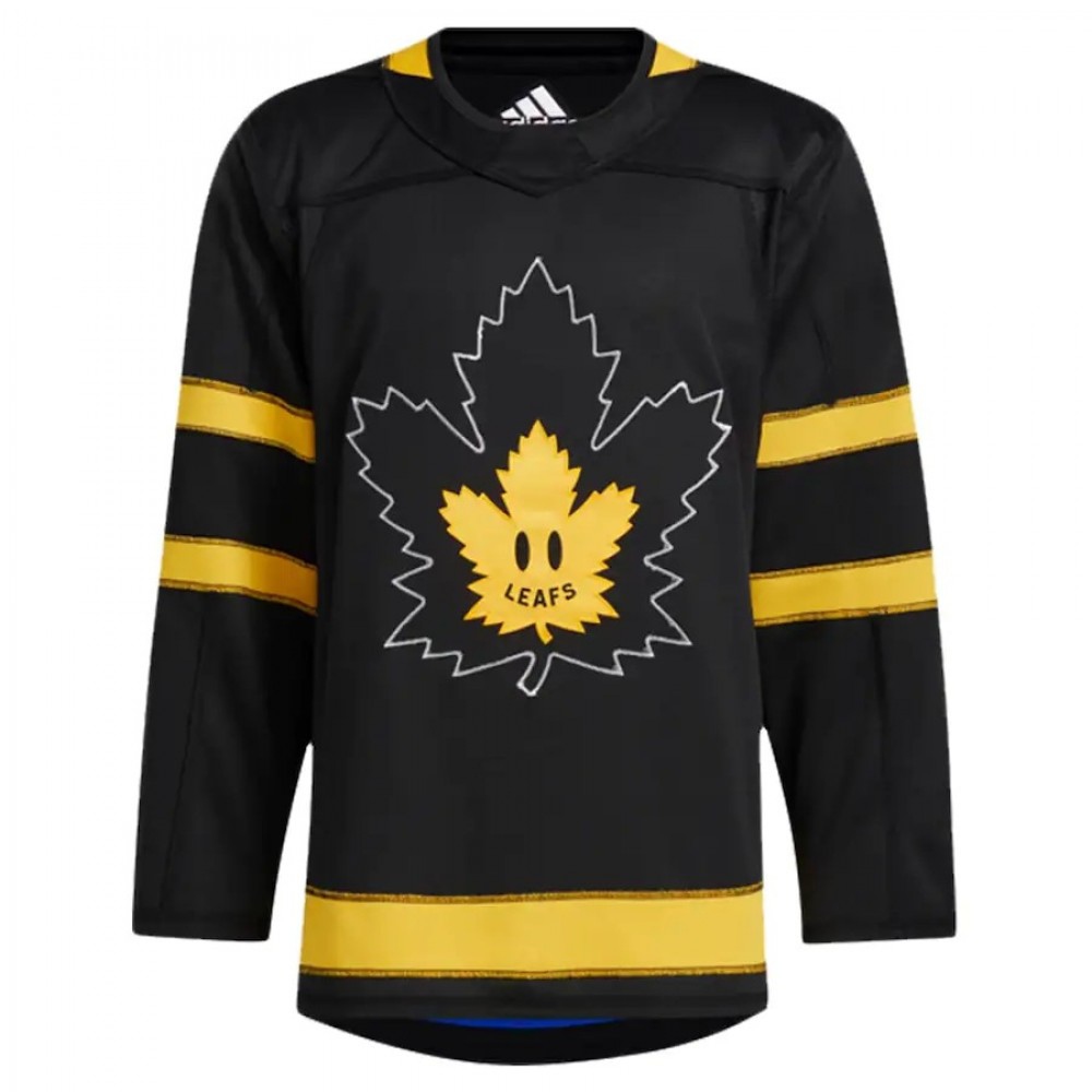 Men's Toronto Maple Leafs x drew house Black&Yellow Alternate Blank Jersey - view 3