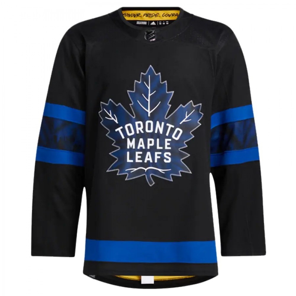 Men's Toronto Maple Leafs x drew house Black&Blue Alternate Blank Jersey - view 2