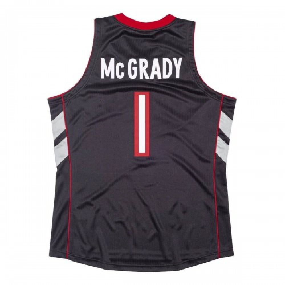 Men's Toronto Raptors Tracy McGrady #1 Throwback Purple 99-00 Hardwood Classics Jersey - view 2