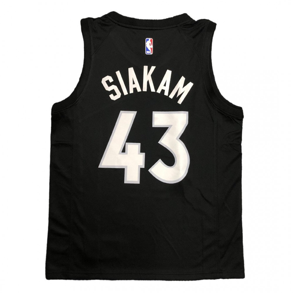 Men's Toronto Raptors Pascal Siakam #43 Black&Purple 2021 Swingman NBA Jersey Earned Edition - view 5