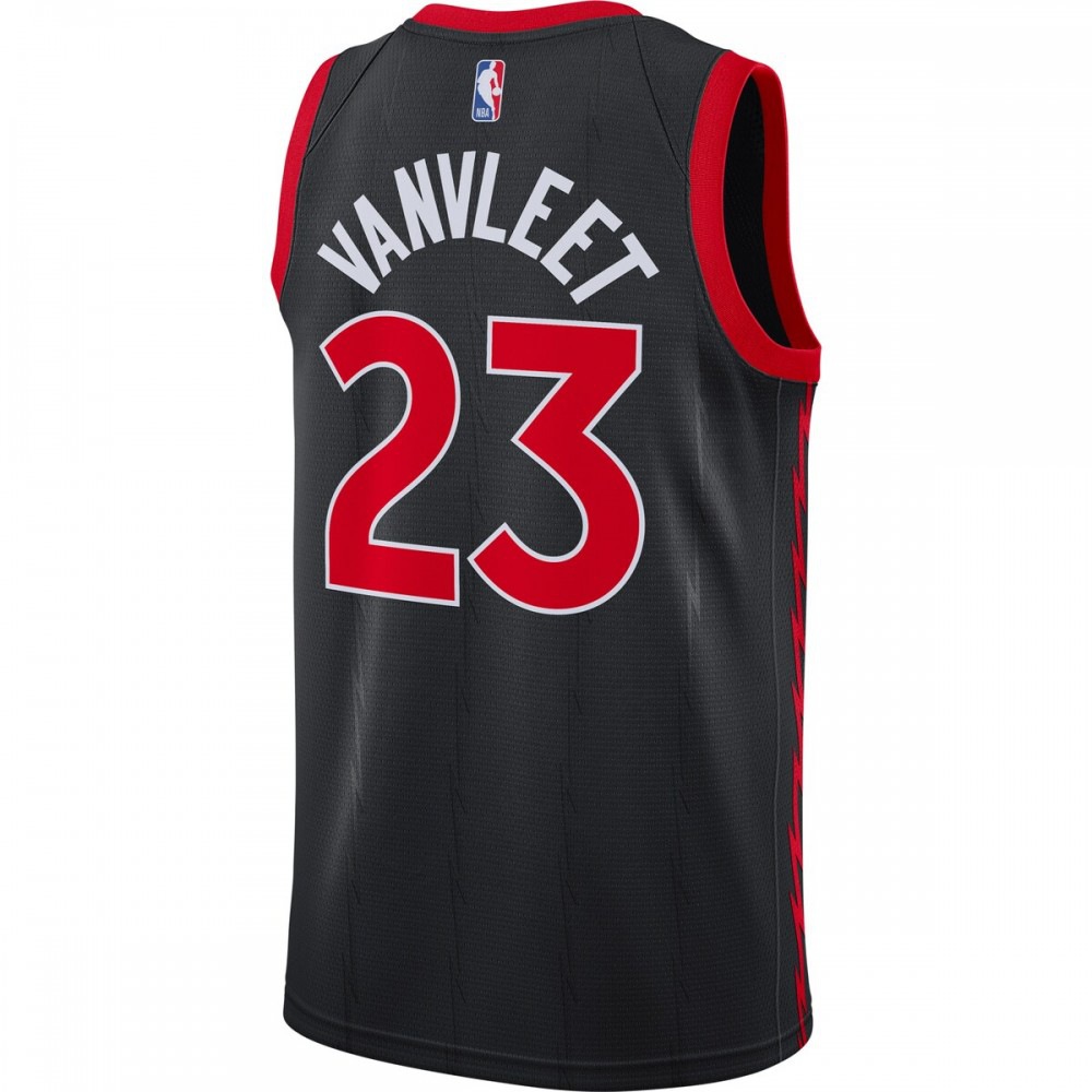 Fred VanVleet Toronto Raptors 2020/21 Swingman Jersey Statement Edition Black - view 3