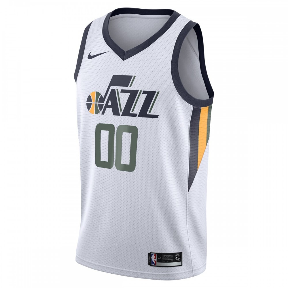 Utah Jazz 2020/21 Swingman Custom Jersey Association Edition White - view 2