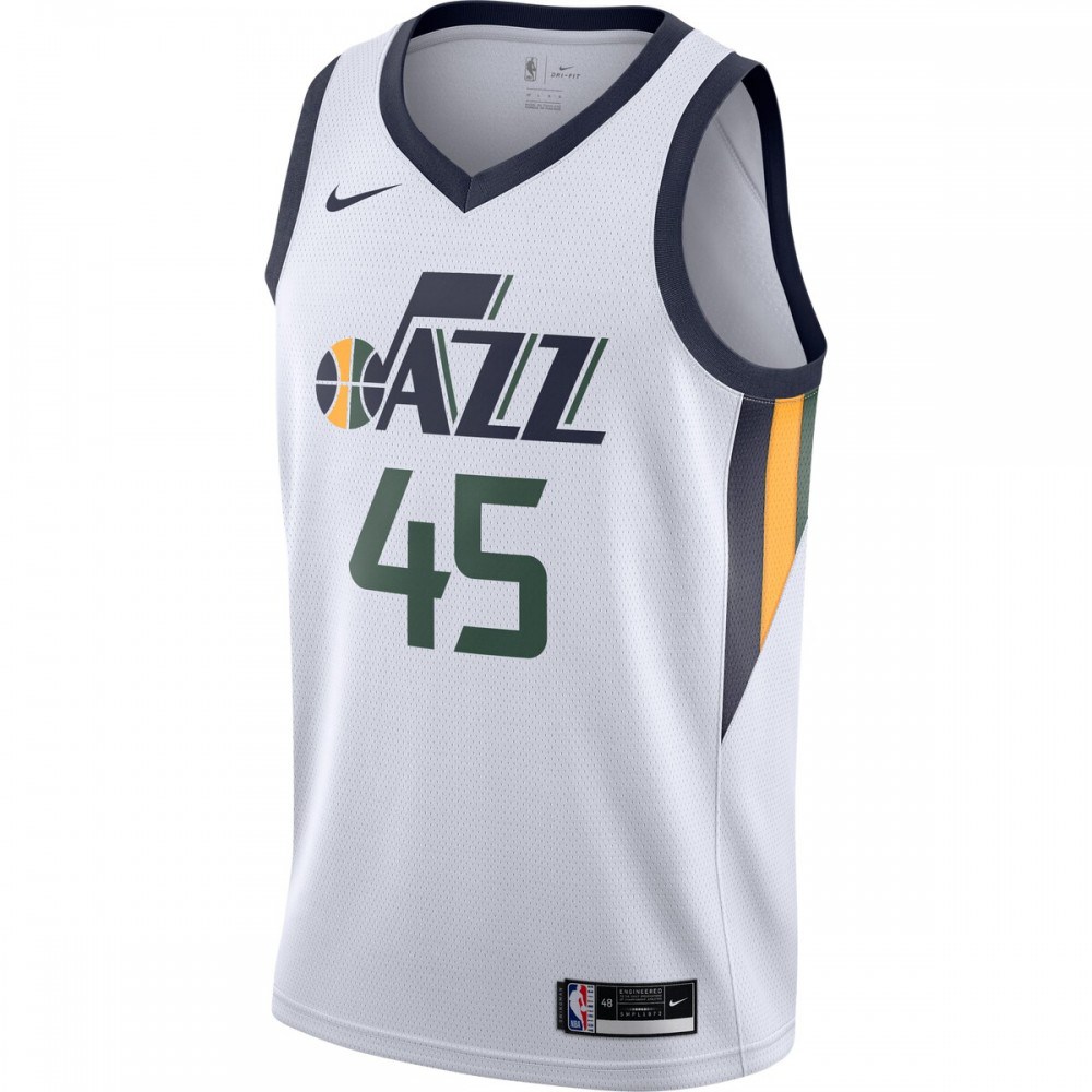 Donovan Mitchell Utah Jazz 2020/21 Swingman Jersey White Association Edition - view 2