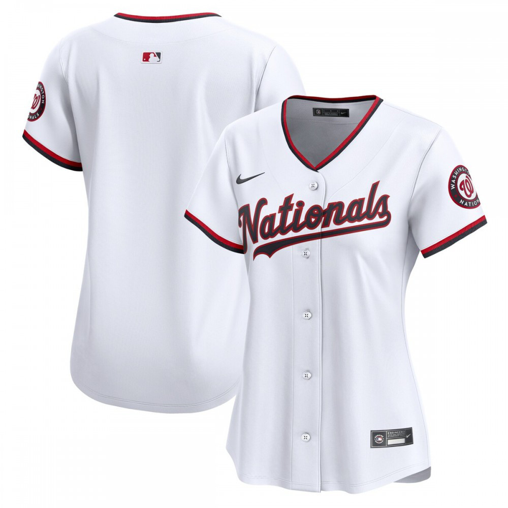 Washington Nationals Women's Home Limited Jersey White