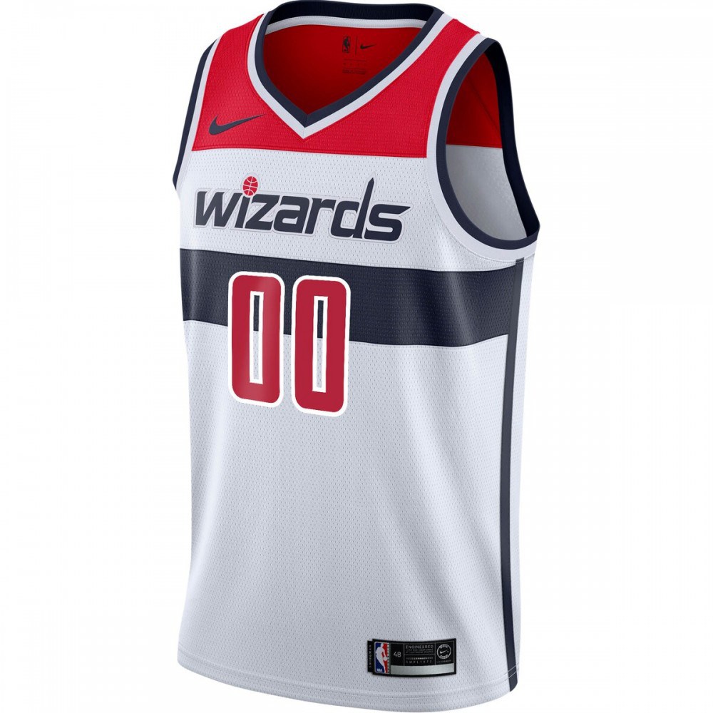 Washington Wizards Custom Swingman Jersey White Association Edition - view 2