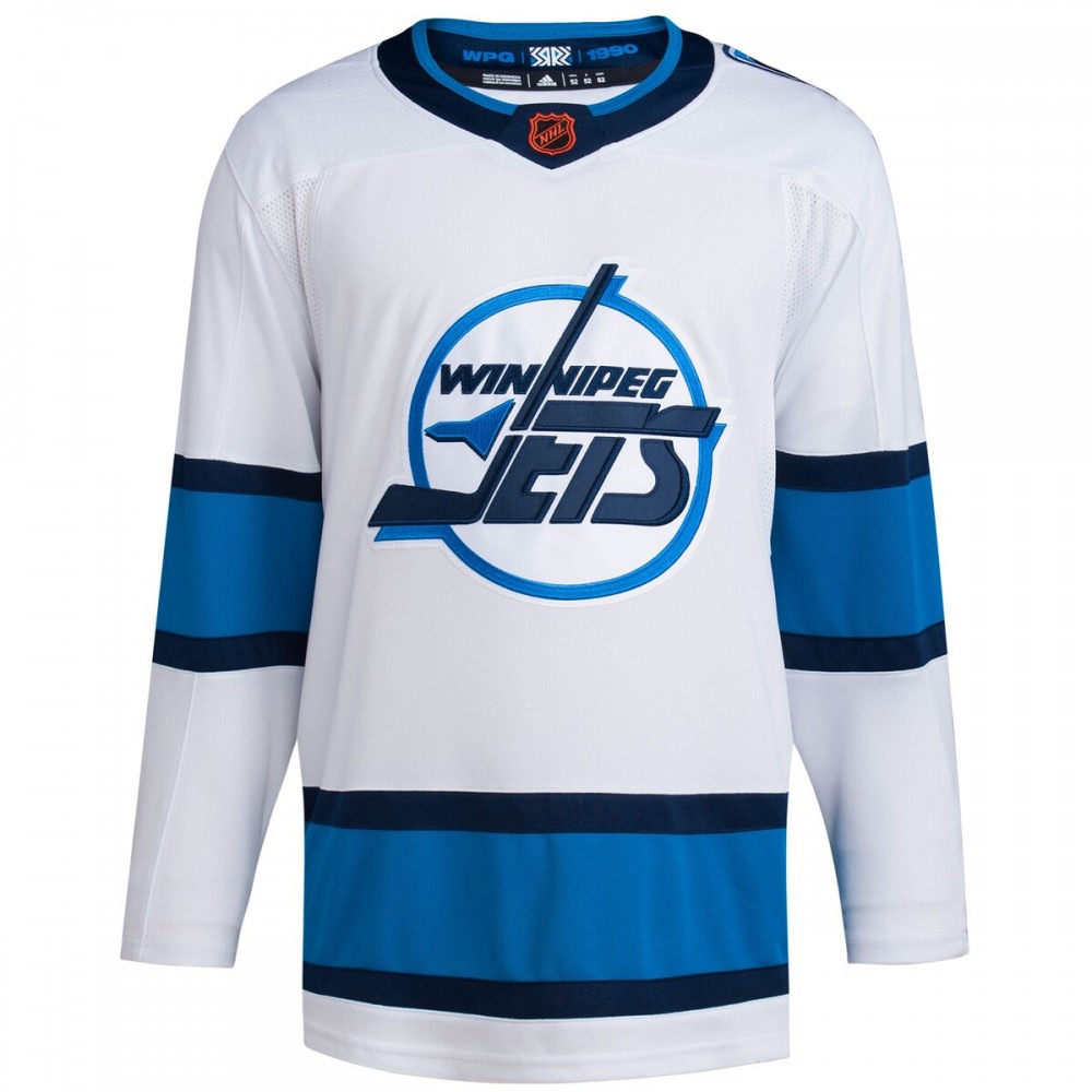 Winnipeg Jets Reverse Retro 2.0 Athletic Fit Blank Jersey White - view 2