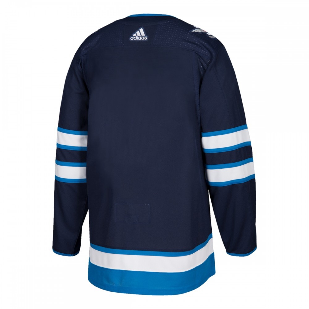 Winnipeg Jets Home Athletic Fit Blank Jersey Navy - view 3
