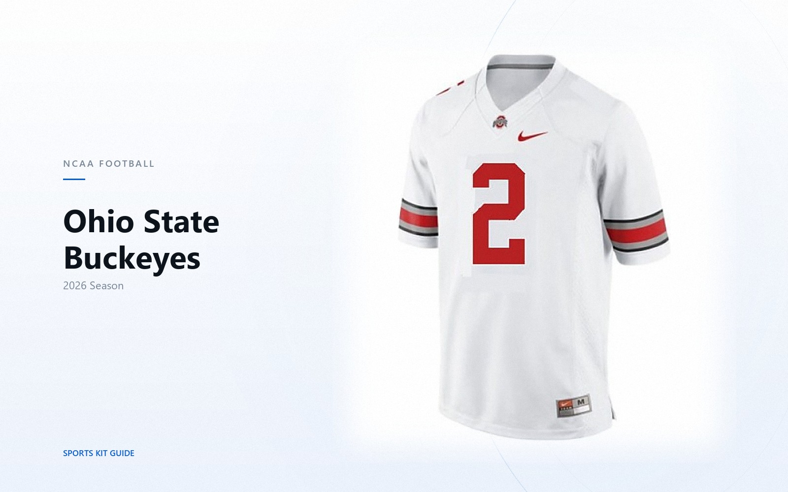 Ohio State Buckeyes 2026 Season jersey