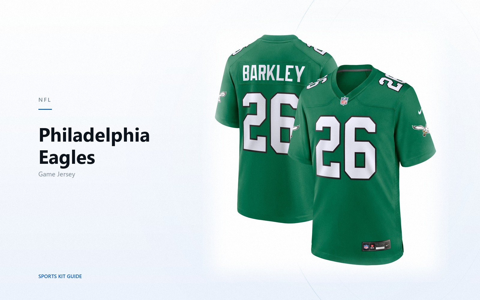 Philadelphia Eagles Game Jersey jersey