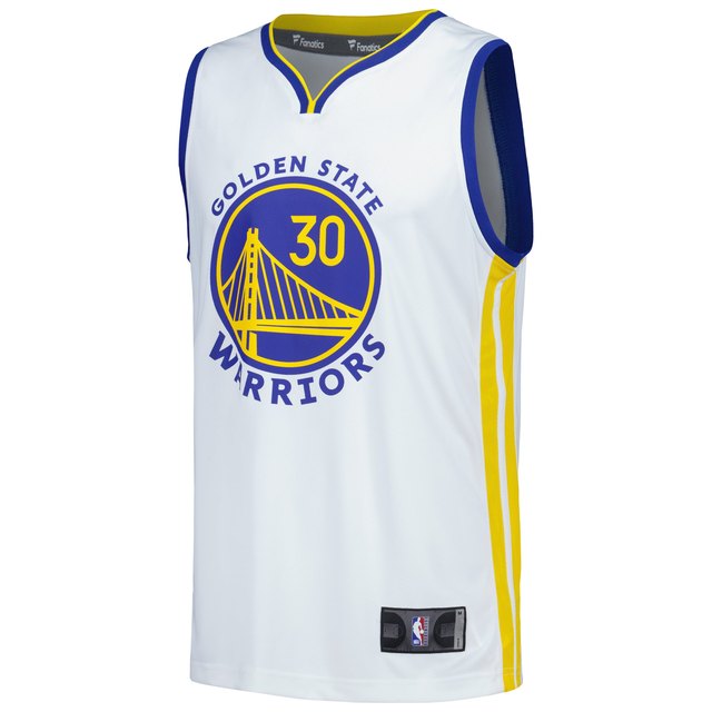 Stephen Curry Golden State Warriors Fast Break Replica Player Jersey Association Edition White