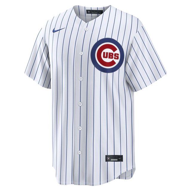 Chicago Cubs Home Replica Custom Jersey White