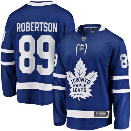 Nicholas Robertson Toronto Maple Leafs Home Premier Breakaway Player Jersey