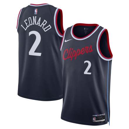 Kawhi Leonard LA Clippers Unisex 2024/25 Jersey - Navy