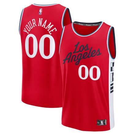 LA Clippers Fast Break Custom Jersey - Statement Edition