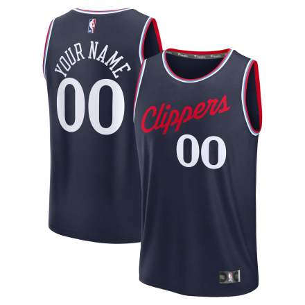 LA Clippers Fast Break Custom Jersey - Icon Edition