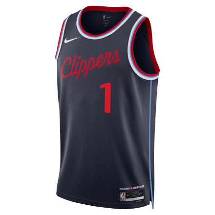 Keaton Wagler LA Clippers Youth Jersey - Navy