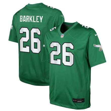 Saquon Barkley Philadelphia Eagles Youth Game Jersey
