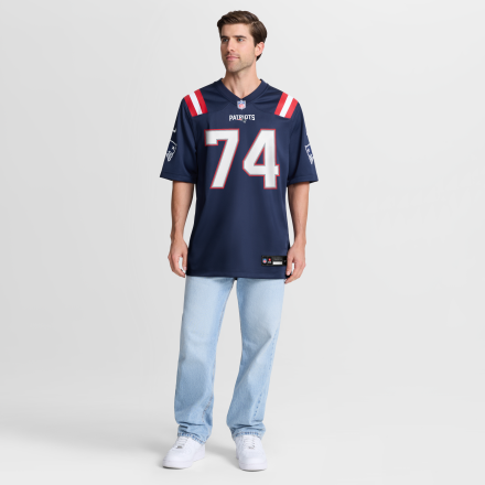 Caleb Lomu New England Patriots 2026 NFL Draft First Round Pick No. 28 Team Game Jersey