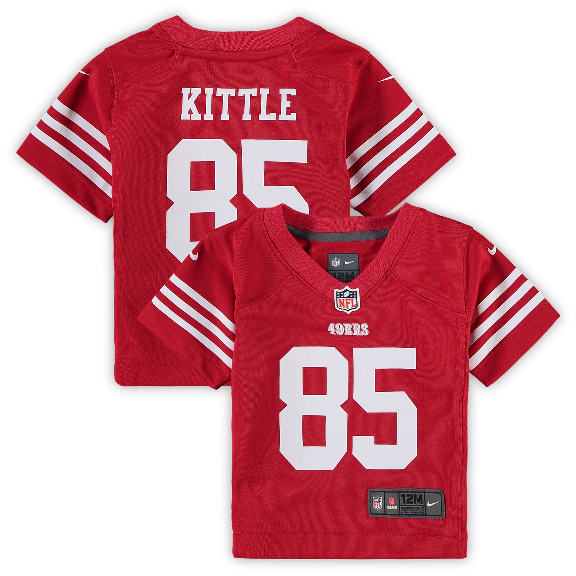 Infant San Francisco 49ers George Kittle Scarlet Team Player Game Jersey