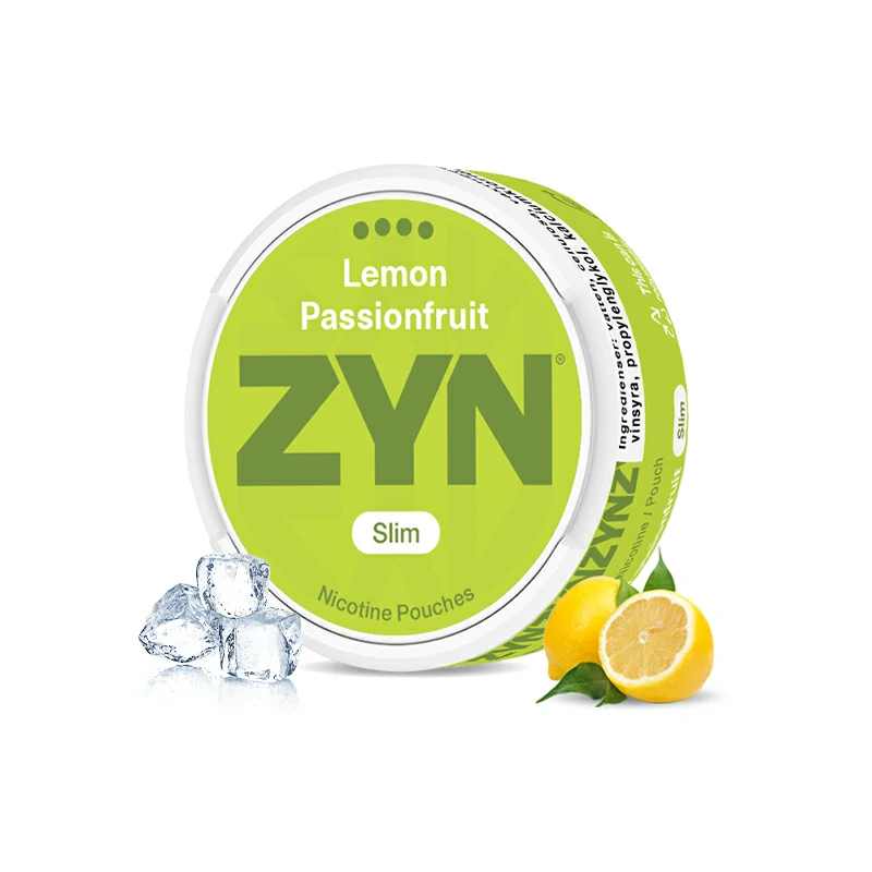 European ZYN Pouches 2025 Edition lemon passionfruit slim